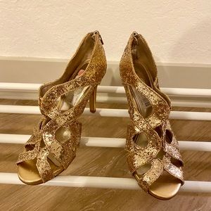 Antinio Melini Gold Heels